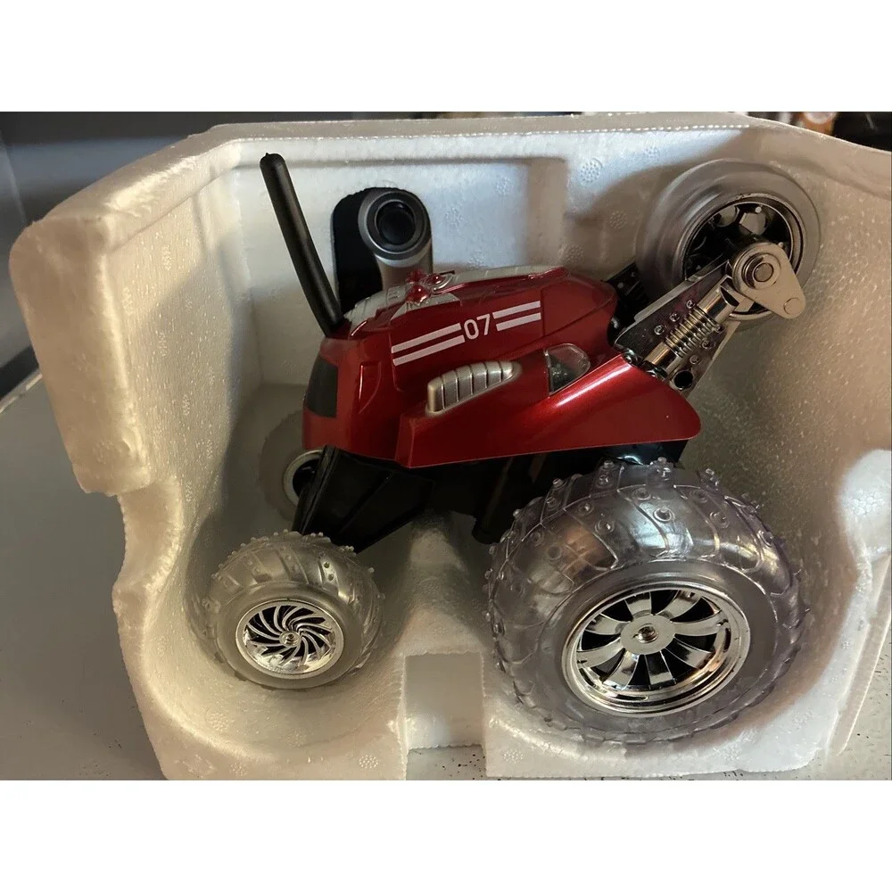 Sharper Image 360 Degree Spinning RC Car Red Thunder Tumbler Remote Control